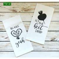 Sassy kitchen towels funny dish towels cotton towels with logo