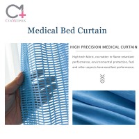 Customized easy-dry waterproof shower curtain textile curtain cloth medical polyester curtain